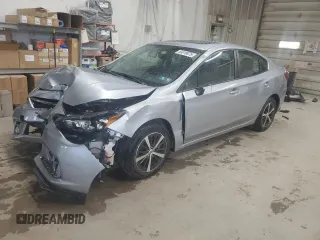 2022 Subaru Impreza Premium with VIN 4S3GKAD61N3604868, listed as a Copart auction lot 55818675 with Not provided miles and Salvage title. Bid and sale history available at DreamBid. Image 1.