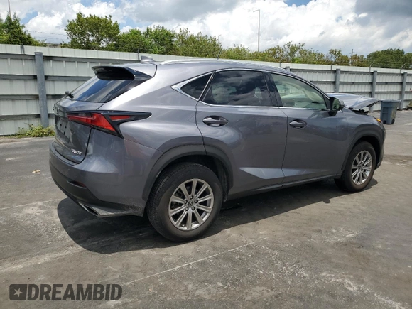 2021 Lexus NX 300 with VIN JTJDARBZ9M2179838, listed as a Copart auction lot 56742445 with 49,172 mi miles and Salvage title. Bid and sale history available at DreamBid. Image 3.