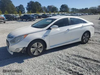2015 Hyundai Sonata Hybrid Limited with VIN KMHEC4A41FA127232, listed as a Copart auction lot 50062685 with 154,841 mi miles and Clean Title. Bid and sale history available at carsss.com. Image 1.