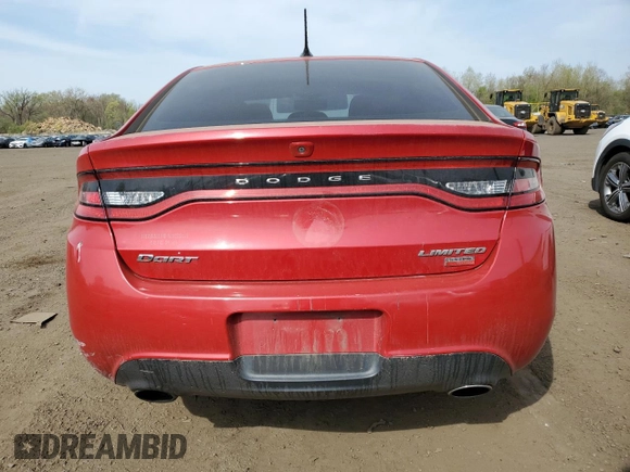 2013 Dodge Dart Limited with VIN 1C3CDFCH1DD313065, listed as a Copart auction lot 54267815 with 120,055 mi miles and Salvage Title. Bid and sale history available at carsss.com. Image 6.