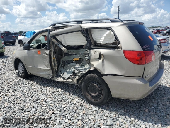 2006 Toyota Sienna CE с VIN 5TDZA23C26S501998, выставлен на аукционе Copart как лот 60785125 с пробегом 203 309 миль миль и Списание • Salvage title. История ставок и продаж доступна на DreamBid. Изображение 2.
