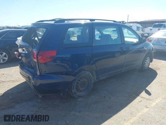 2005 Toyota Sienna CE with VIN 5TDZA23C55S304290, listed as a IAAI auction lot 41740358 with 150,535 mi miles and . Bid and sale history available at DreamBid. Image 4.