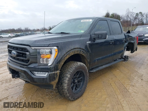 2023 Ford F-150 XL with VIN 1FTEW1EP0PFA07487, listed as a IAAI auction lot 41524699 with 22,730 mi miles. Bid and sale history available at carsss.com. Image 17.