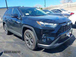 2024 Toyota RAV4 Hybrid XLE Premium with VIN JTMB6RFV0RD126685, listed as a IAAI auction lot 41870692 with 21,637 mi miles. Bid and sale history available at carsss.com. Image 1.