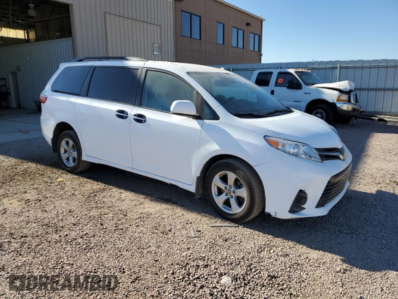2020 Toyota Sienna LE Auto Access Seat with VIN 5TDKZ3DC6LS084850, listed as a Copart auction lot 75572363 with 54,365 mi miles and Salvage Title. Bid and sale history available at carsss.com. Image 4.