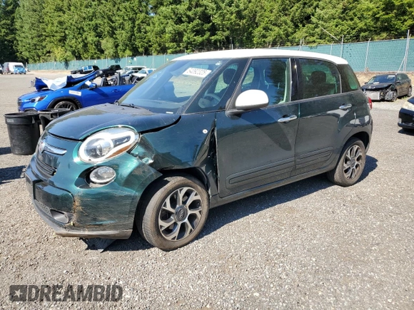 2014 FIAT 500L Easy z VIN ZFBCFABH6EZ001647, wystawiony jako Copart lot #64092325 z przebiegiem 81 360 mil mil oraz Szkoda całkowita • Salvage title. Historia ofert i sprzedaży dostępna na DreamBid. Obrazek 1.