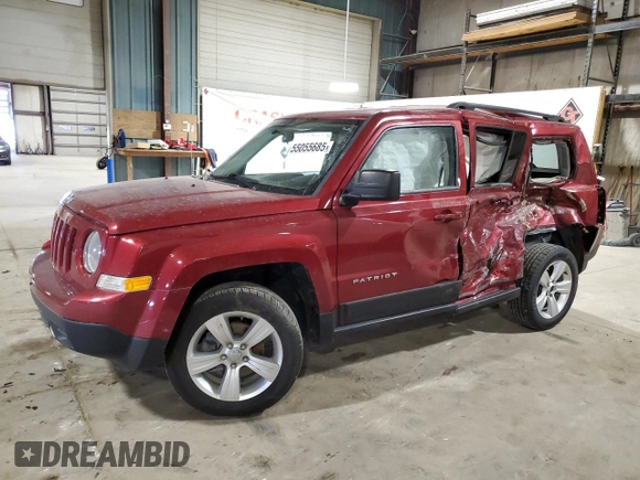 2014 Jeep Patriot Latitude z VIN 1C4NJRFB0ED714162, wystawiony jako Copart lot #55055685 z przebiegiem 122 698 mil mil oraz Szkoda całkowita • Salvage title. Historia ofert i sprzedaży dostępna na DreamBid. Obrazek 1.