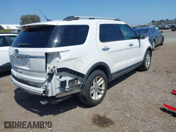 2013 Ford Explorer XLT with VIN 1FM5K7D81DGC80996, listed as a IAAI auction lot 42191073 with 103,547 mi miles and . Bid and sale history available at DreamBid. Image 4.