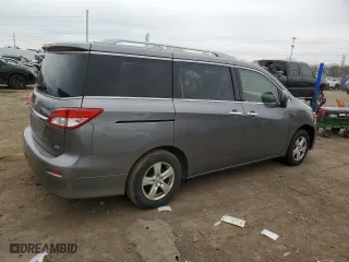 2017 Nissan Quest SV with VIN JN8AE2KP0H9165876, listed as a Copart auction lot 52314585 with 121,060 mi miles and Clean Title. Bid and sale history available at carsss.com. Image 3.