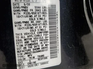 2009 Nissan Murano S with VIN JN8AZ18U39W030101, listed as a Copart auction lot 42682215 with 161,067 mi miles and Salvage Title. Bid and sale history available at carsss.com. Image 13.