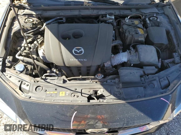 2021 Mazda 3 2.0 with VIN JM1BPAA73M1334402, listed as a Copart auction lot 79271134 with 27,338 mi miles and Salvage Title. Bid and sale history available at DreamBid. Image 11.