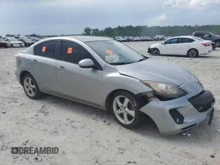 2013 Mazda 3 i SV with VIN JM1BL1TF9D1758005, listed as a Copart auction lot 54146045 with 218,099 mi miles and Salvage title. Bid and sale history available at DreamBid. Image 4.