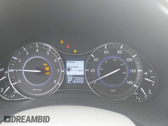 2012 Infiniti QX56 8-passenger with VIN JN8AZ2NCXC9315241, listed as a IAAI auction lot 41958081 with 148,252 mi miles. Bid and sale history available at carsss.com. Image 7.