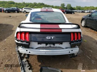 2019 Ford Mustang GT with VIN 1FA6P8CF4K5132002, listed as a Copart auction lot 58768795 with 9,615 mi miles and Salvage title. Bid and sale history available at DreamBid. Image 6.