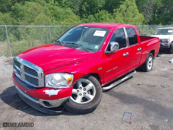 2007 Dodge Ram 1500 Laramie with VIN 1D7HU18297S101514, listed as a IAAI auction lot 39261967 with 148,524 mi miles. Bid and sale history available at carsss.com. Image 2.