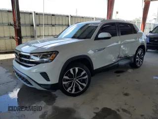 2021 Volkswagen Atlas S z VIN 1V2AC2CA1MC206183, wystawiony jako Copart lot #52748404 z przebiegiem 34 479 mil mil oraz Nie do naprawy • Non repairable. Historia ofert i sprzedaży dostępna na DreamBid. Obrazek 1.