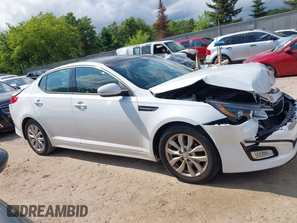 2015 Kia Optima EX with VIN 5XXGN4A77FG497218, listed as a IAAI auction lot 42464839 with 128,355 mi miles and . Bid and sale history available at DreamBid. Image 13.