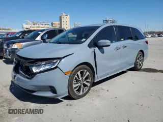 2024 Honda Odyssey Touring with VIN 5FNRL6H84RB001517, listed as a Copart auction lot 48306655 with 60,757 mi miles and Salvage Title. Bid and sale history available at carsss.com. Image 1.
