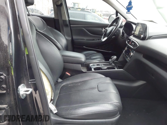 2019 Hyundai Santa Fe Ultimate with VIN 5NMS5CAA8KH019109, listed as a IAAI auction lot 41120391 with 101,829 mi miles and . Bid and sale history available at DreamBid. Image 5.