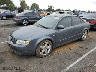 2003 Audi A4 1.8T with VIN WAUJC68E63A100999, listed as a Copart auction lot 71874764 with 105,769 mi miles and Clean Title. Bid and sale history available at carsss.com. Image 1.