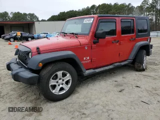 2007 Jeep Wrangler Unlimited X with VIN 1J4GA39137L111198, listed as a Copart auction lot 44244805 with 157,922 mi miles and Salvage Title. Bid and sale history available at DreamBid. Image 1.