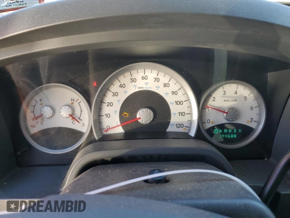 2007 Dodge Dakota SLT with VIN 1D7HW48N57S103881, listed as a Copart auction lot 75803604 with 194,688 mi miles and Salvage title. Bid and sale history available at DreamBid. Image 9.