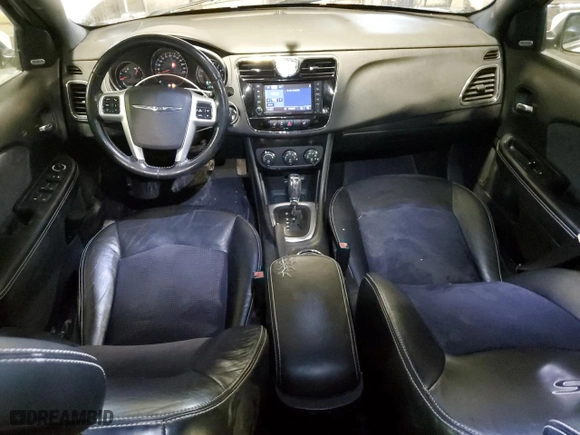 2011 Chrysler 200 S with VIN 1C3BC8FG8BN596875, listed as a Copart auction lot 46552845 with 137,387 mi miles and Salvage Title. Bid and sale history available at carsss.com. Image 8.