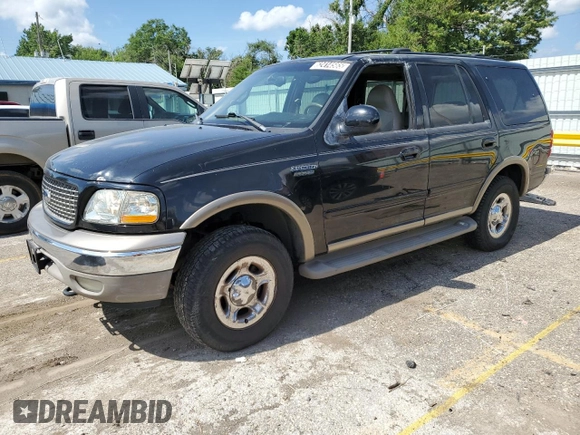 2002 Ford Expedition Eddie Bauer with VIN 1FMPU18L22LA37667, listed as a Copart auction lot 62414565 with 292,660 mi miles and Clean title. Bid and sale history available at DreamBid. Image 1.