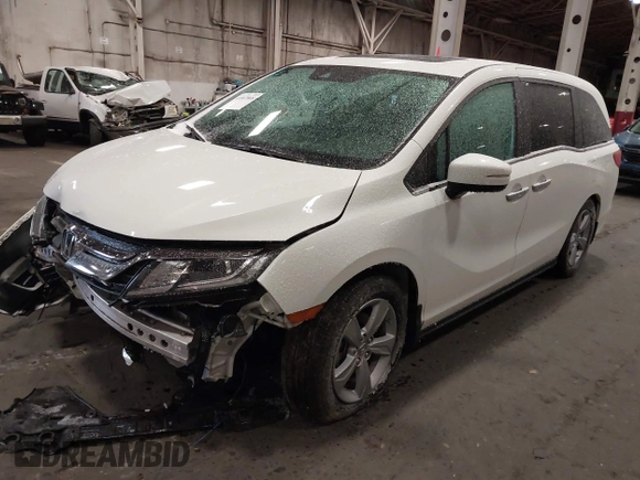 2020 Honda Odyssey EX-L with VIN 5FNRL6H73LB050156, listed as a IAAI auction lot 41567868 with 51,895 mi miles. Bid and sale history available at carsss.com. Image 18.