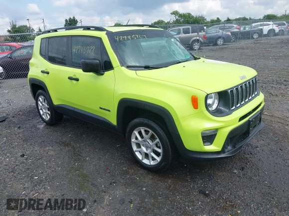 2019 Jeep Renegade Sport с VIN ZACNJBAB7KPJ78027, выставлен на аукционе IAAI как лот 42745727 с пробегом 99 508 миль миль и . История ставок и продаж доступна на DreamBid. Изображение 1.