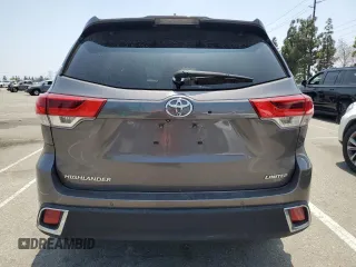 2017 Toyota Highlander Limited with VIN 5TDYZRFH7HS192035, listed as a Copart auction lot 59598985 with 106,595 mi miles and Salvage title. Bid and sale history available at DreamBid. Image 6.