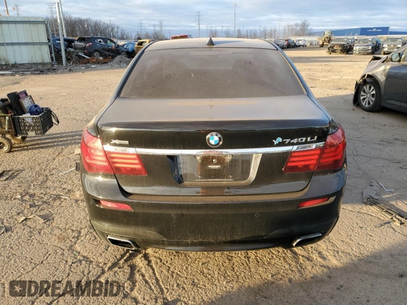 2015 BMW 7 Series 740Li xDrive with VIN WBAYF4C55FGS99336, listed as a Copart auction lot 87646015 with 100,660 mi miles and Clean Title. Bid and sale history available at carsss.com. Image 6.