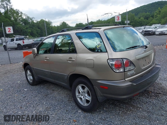 2002 Lexus RX 300 with VIN JTJGF10U220135180, listed as a IAAI auction lot 42646437 with 184,559 mi miles and . Bid and sale history available at DreamBid. Image 3.