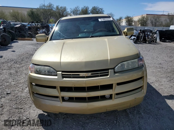 2002 Isuzu Axiom with VIN 4S2CE58X224606638, listed as a Copart auction lot 51803335 with 134,217 mi miles and Salvage Title. Bid and sale history available at carsss.com. Image 5.