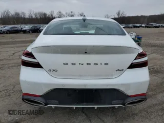 2024 Genesis G70 2.5T with VIN KMTG34SC2RU136755, listed as a Copart auction lot 86983654 with Not Provided miles and Salvage Title. Bid and sale history available at DreamBid. Image 6.