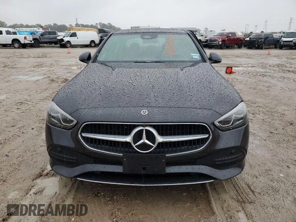 2022 Mercedes-Benz C 300 with VIN W1KAF4GB4NR018480, listed as a Copart auction lot 44809485 with 24,373 mi miles and Salvage Title. Bid and sale history available at DreamBid. Image 5.