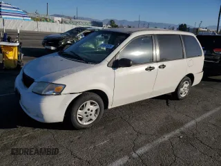 2000 Mazda MPV DX with VIN JM3LW28G5Y0143442, listed as a Copart auction lot 87891525 with 92,143 mi miles and Clean Title. Bid and sale history available at carsss.com. Image 1.