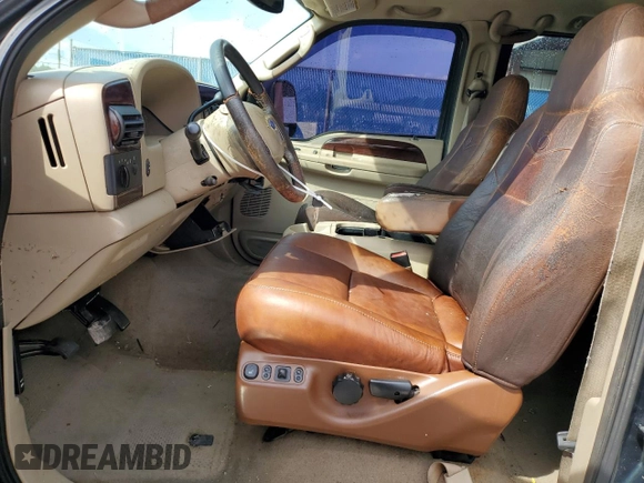 2005 Ford F-250 XL with VIN 1FTSW20P55EB47165, listed as a Copart auction lot 73633324 with Not Provided miles and Non Repairable. Bid and sale history available at DreamBid. Image 7.