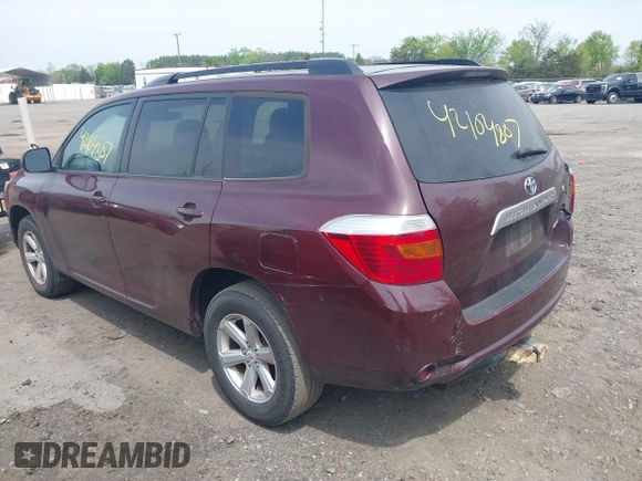 2008 Toyota Highlander z VIN JTEES41A982097287, wystawiony jako IAAI lot #42104807 z przebiegiem 173 319 mil mil oraz . Historia ofert i sprzedaży dostępna na DreamBid. Obrazek 3.