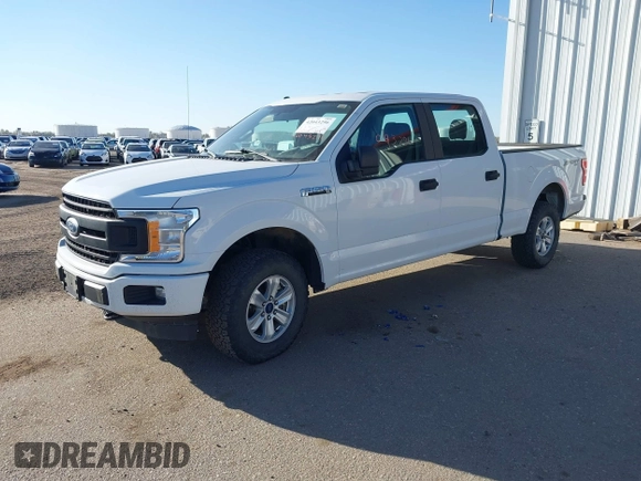 2018 Ford F-150 XL with VIN 1FTFW1E5XJFE79125, listed as a IAAI auction lot 42043296 with 165,003 mi miles. Bid and sale history available at carsss.com. Image 2.