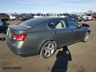 2006 Lexus GS 430 with VIN JTHBN96S165007816, listed as a Copart auction lot 47481665 with 122,796 mi miles and Salvage Title. Bid and sale history available at carsss.com. Image 3.