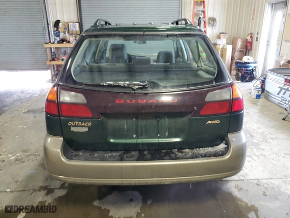 2003 Subaru Legacy Wagon Outback with VIN 4S3BH665437645253, listed as a Copart auction lot 43649875 with 78,675 mi miles and Clean Title. Bid and sale history available at carsss.com. Image 6.