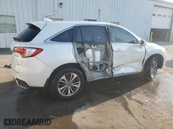 2016 Acura RDX Advance Pkg with VIN 5J8TB3H78GL008173, listed as a Copart auction lot 50922945 with 199,329 mi miles and Salvage Title. Bid and sale history available at carsss.com. Image 3.