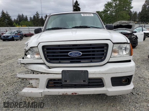 2005 Ford Ranger XLT with VIN 1FTYR44UX5PA75669, listed as a Copart auction lot 56797055 with 138,222 mi miles and Salvage title. Bid and sale history available at DreamBid. Image 5.