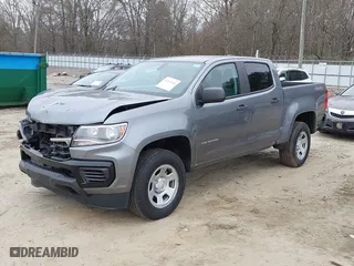 2021 Chevrolet Colorado 4WD Work Truck with VIN 1GCGTBENXM1143107, listed as a IAAI auction lot 41152936 with 47,148 mi miles. Bid and sale history available at carsss.com. Image 17.