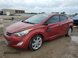 2013 Hyundai Elantra GLS with VIN 5NPDH4AE5DH279899, listed as a Copart auction lot 54325515 with 43,547 mi miles and Salvage title. Bid and sale history available at DreamBid. Image 1.
