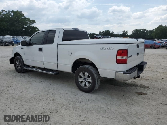 2005 Ford F-150 STX with VIN 1FTRX14W35FB76018, listed as a Copart auction lot 54075785 with 209,176 mi miles and Salvage Title. Bid and sale history available at carsss.com. Image 2.