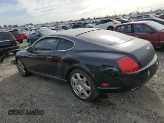 2007 Bentley Continental GT with VIN SCBCR73W07C044927, listed as a Copart auction lot 56657975 with 36,253 mi miles and Salvage Title. Bid and sale history available at DreamBid. Image 2.