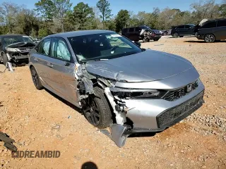 2025 Honda Civic Sport with VIN 2HGFE2F51SH542296, listed as a Copart auction lot 48999135 with 7,598 mi miles and Salvage title. Bid and sale history available at DreamBid. Image 11.
