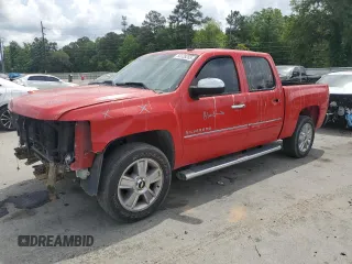 2013 Chevrolet Silverado 1500 LT with VIN 3GCPCSE05DG139679, listed as a Copart auction lot 54128255 with 108,186 mi miles and Salvage Title. Bid and sale history available at DreamBid. Image 1.